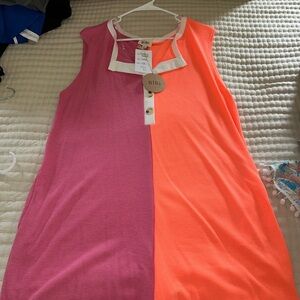 BiBi Pink and Orange Casual romper